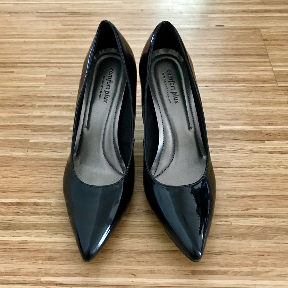 Comfort Plus by Predictions, Pointy Pump in black